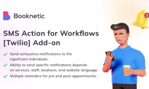 Twilio SMS for Booknetic workflows GPL