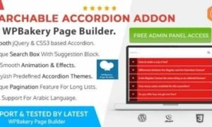 Ultimate Searchable Accordion GPL