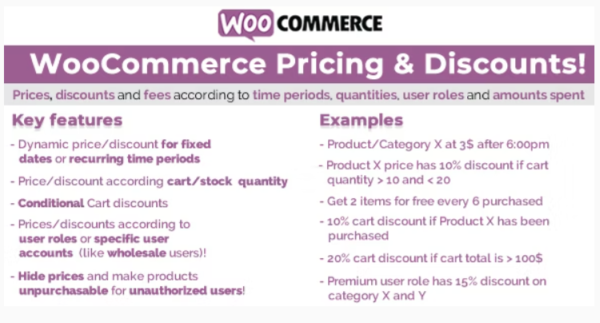 WooCommerce Pricing & Discounts GPL