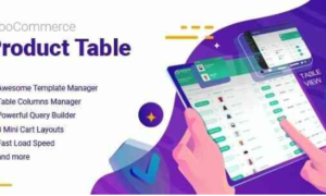 WooCommerce Product Table GPL