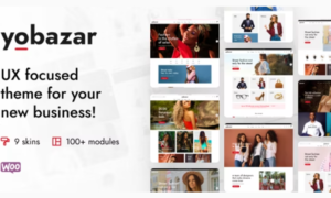 Yobazar Theme GPL – Elementor WooCommerce WordPress Websites