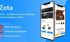 Zota Theme GPL– Elementor Multi-Purpose WooCommerce Theme