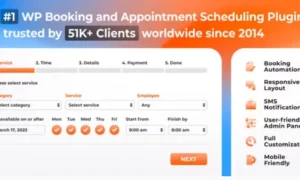 Bookly PRO – Appointment Booking and Scheduling Software System