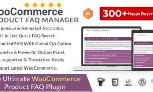 WooCommerce Product FAQ Manager GPL