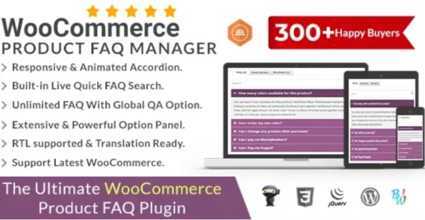 WooCommerce Product FAQ Manager GPL