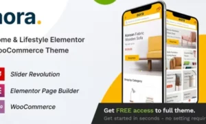 Aora Theme GPL – Home Lifestyle Elementor WooCommerce Websites