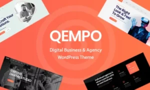 Qempo Theme GPL – Digital Agency Services WordPress Theme